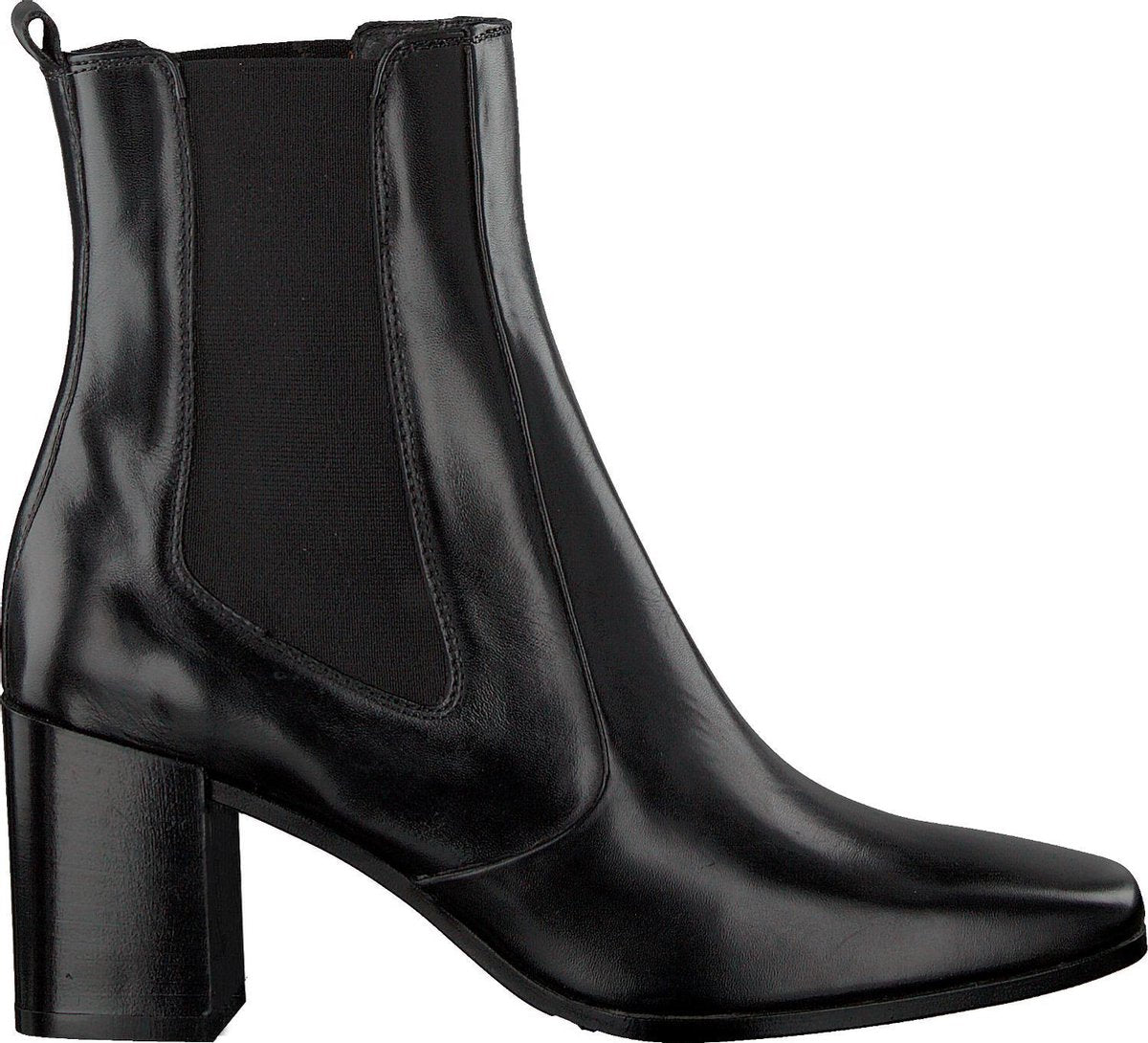 Notre-V 06a-201 Enkellaarsjes - Enkelboots - Dames - Zwart - Maat 37