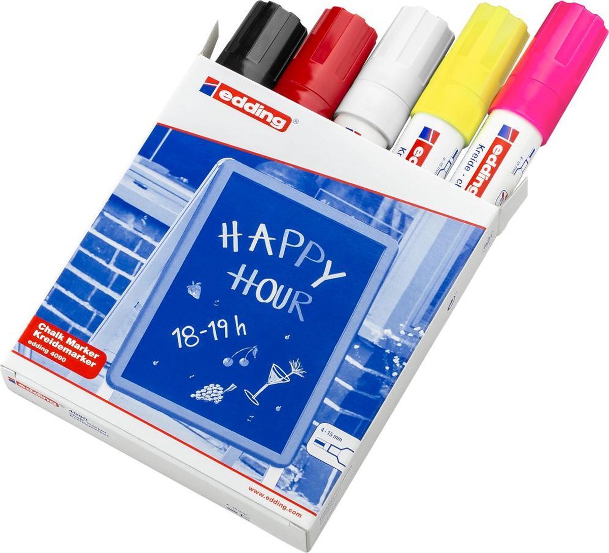 e-4090 chalk marker assorti doos (001
