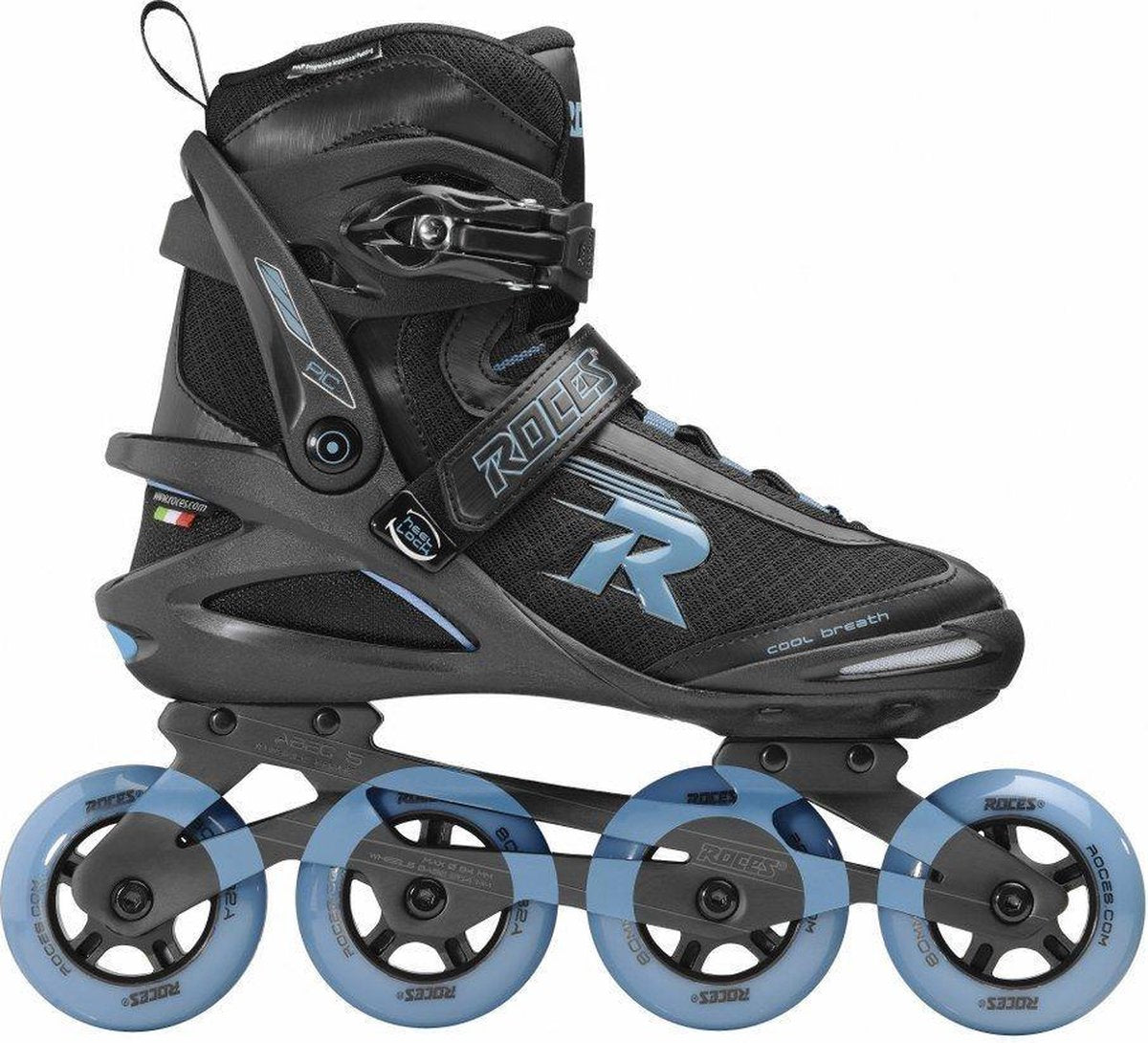 Roces Skates Pic Tif 80 Heren Maat 45 Zwart-Blauw