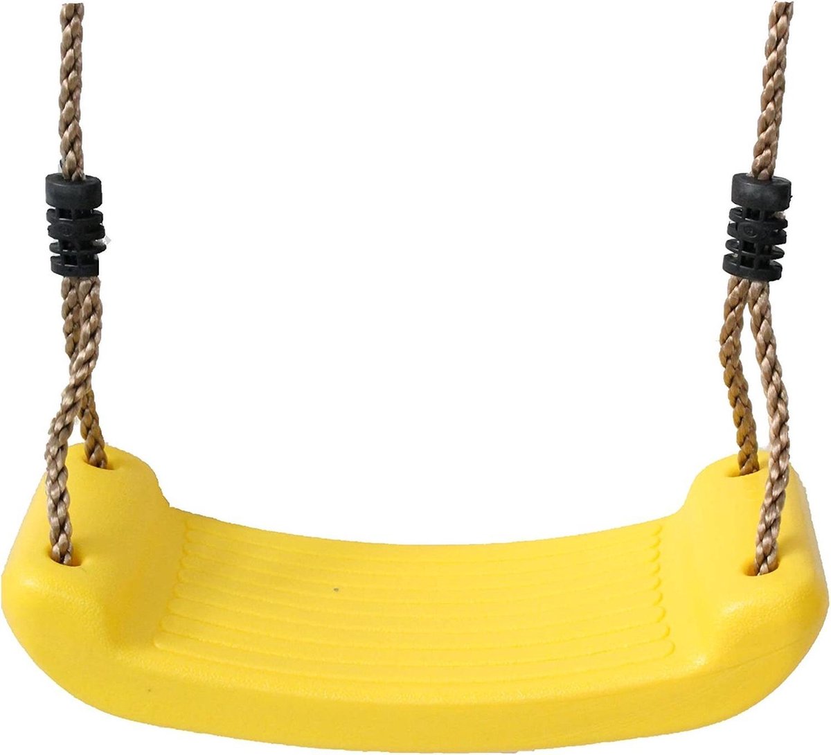 Swing King schommelzitje kunststof 43cm - geel