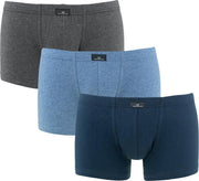 Götzburg 3P boxers basic blauw & grijs - S