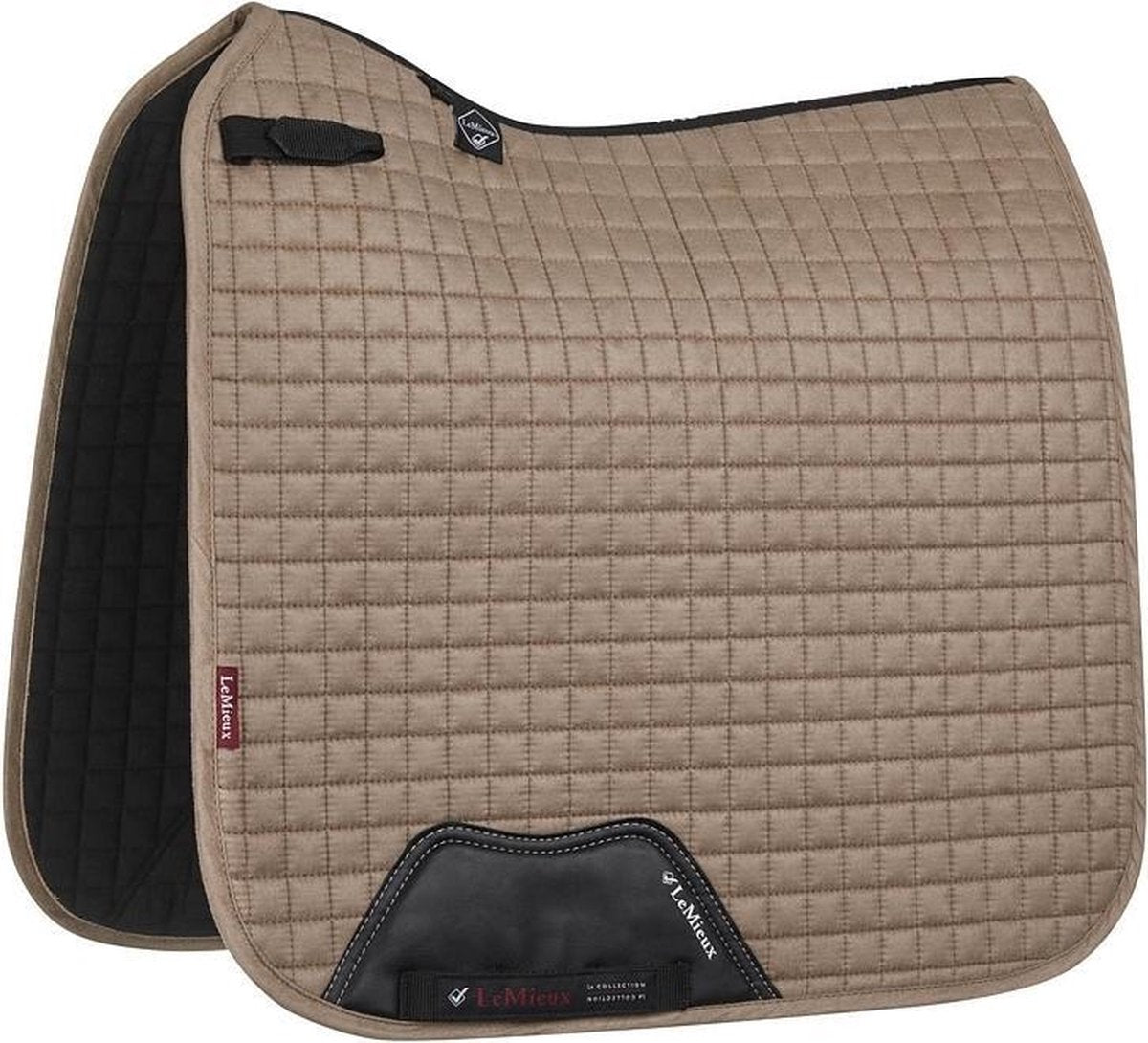 LeMieux Zadeldek Luxery Suede Dressage Square