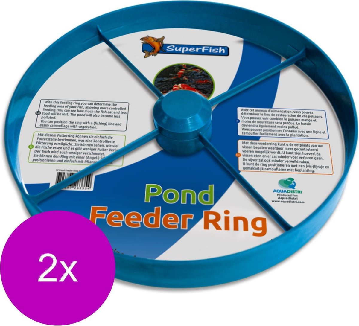 Superfish Vijvervoeder Ring - Voerbakken - 2 x
