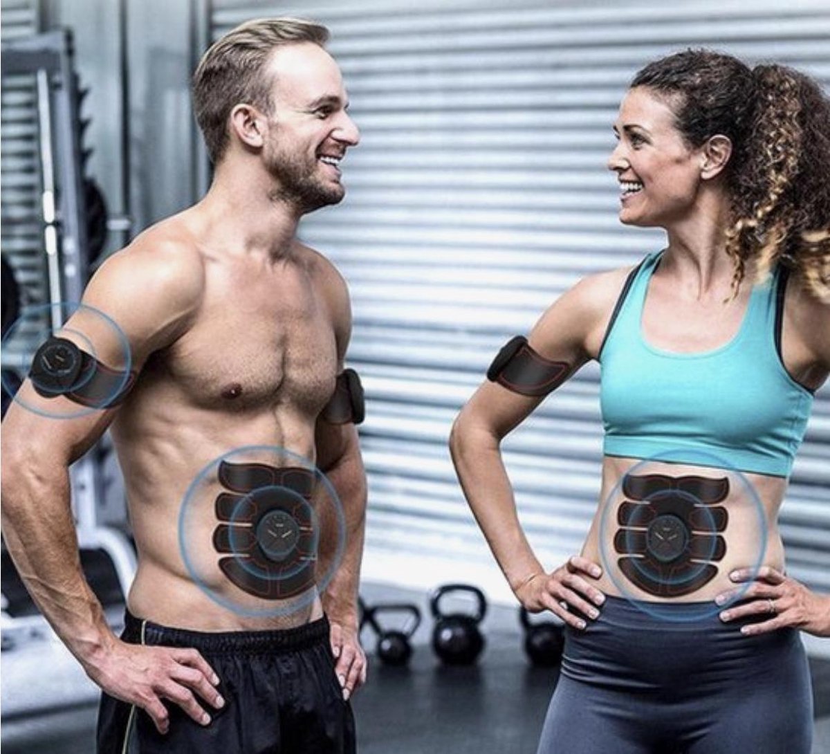 EMS Buikspiertrainer Oplaadbaar baterijen - Buikspieren trainer - Trilapparaat – Armen trainer – Billen trainer – Lichaam trainer – Workout tril apparaat – Elektrische buiktrainer – Sixpack trainer workout – Full body workout device - HiCHiCO
