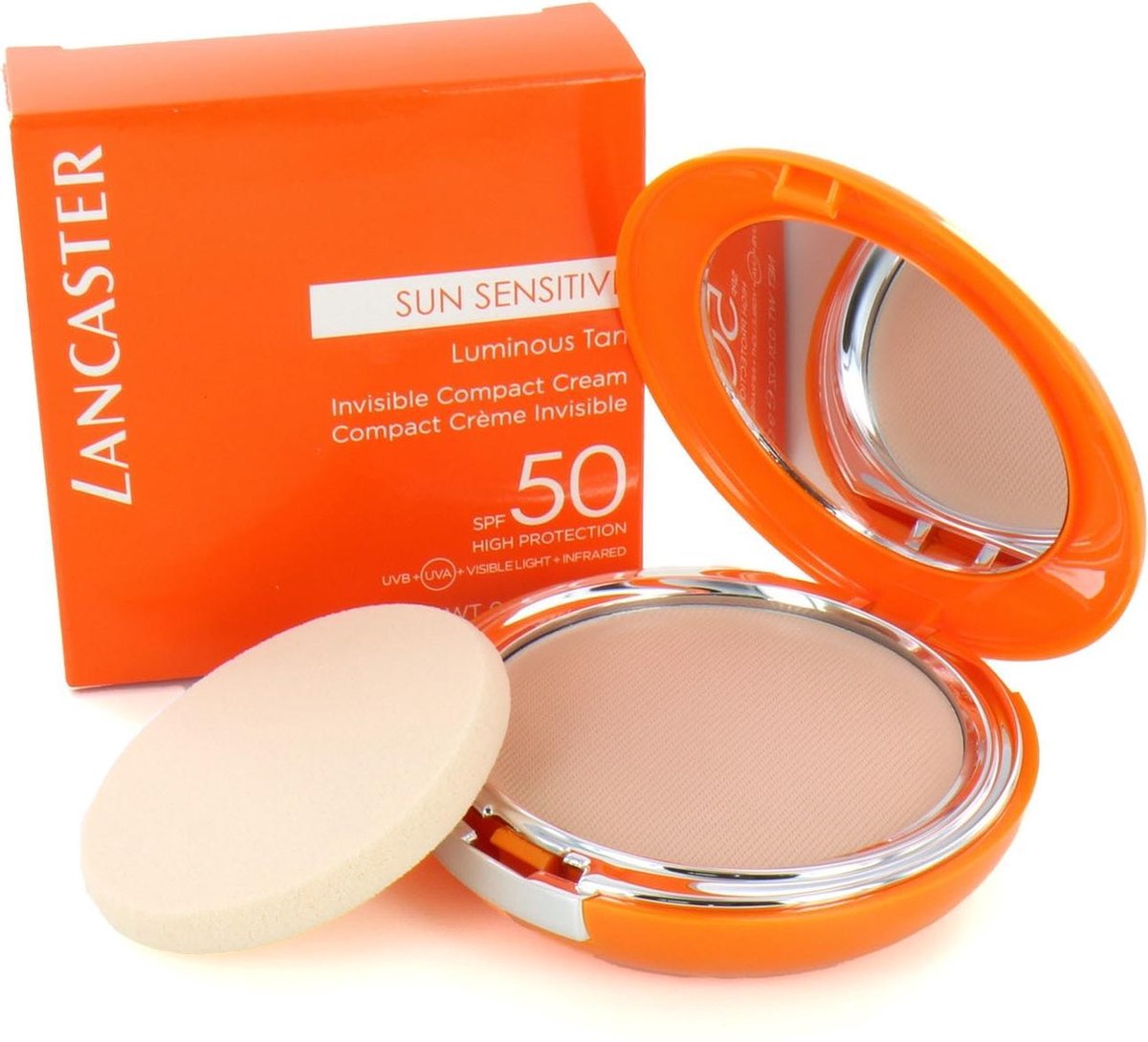 Lancaster Sun Sensitive Invisible Compact Cream SPF50 Zonnebrand
