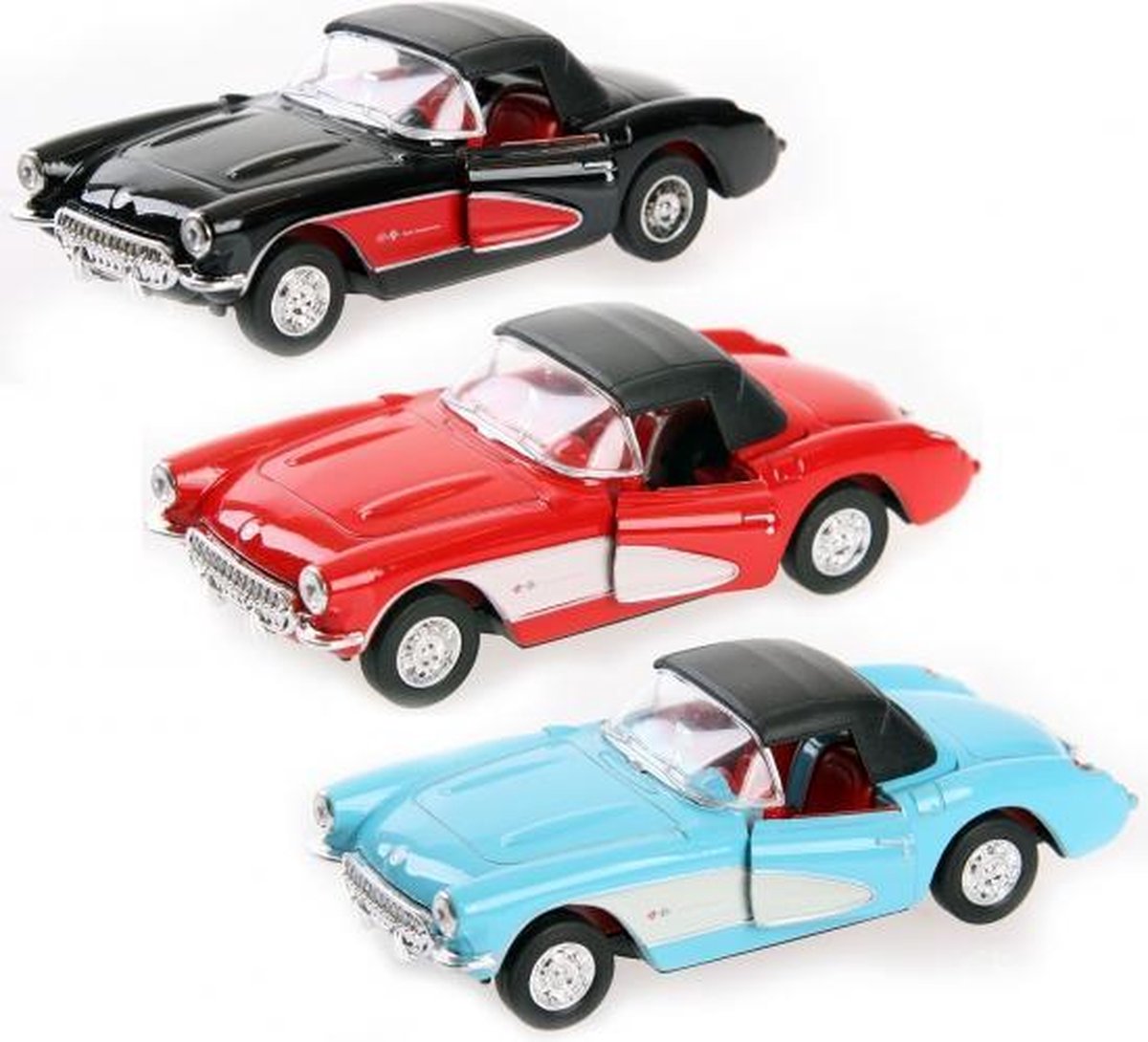 Speelgoedauto Chevrolet Corvette 1957  zwart
