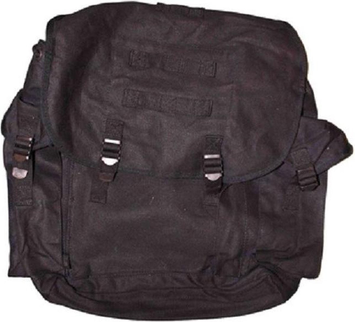 Fosco BW rugzak canvas zwart
