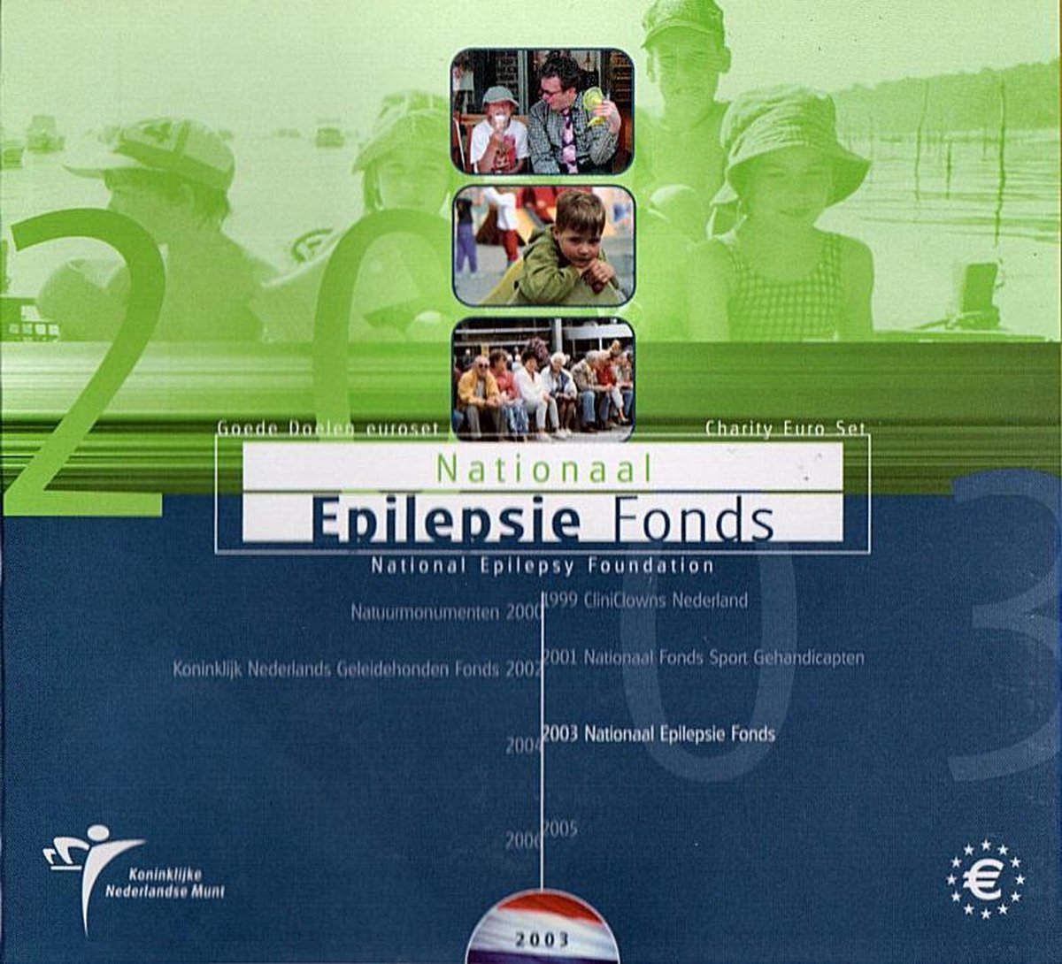 Goede Doelen euro muntset 2003: Nationaal Epilepsie Fonds