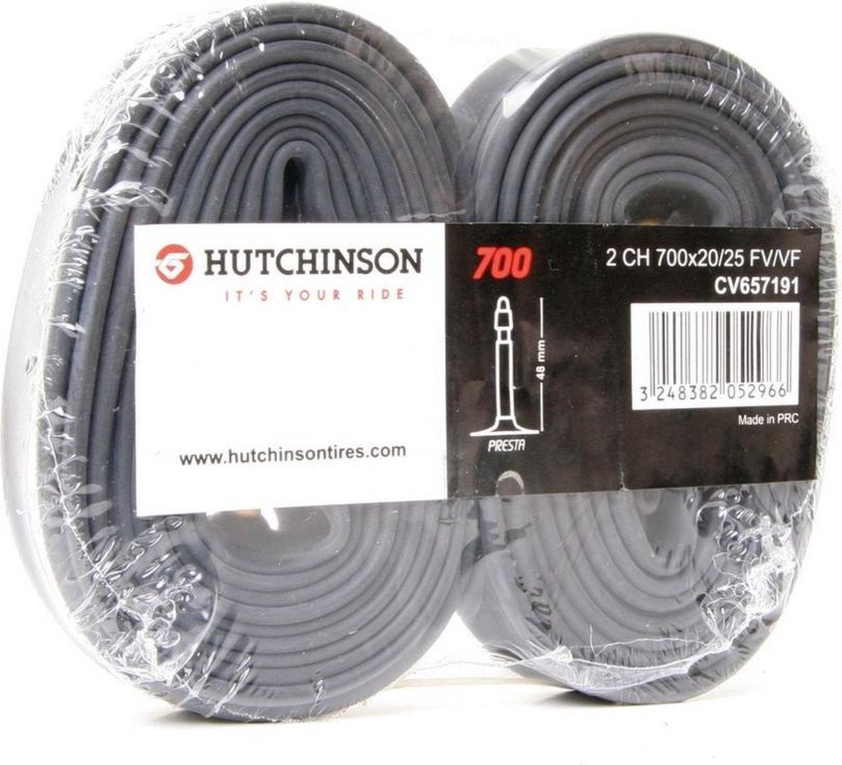 Hutchinson Binnenbanden Race 28" inch Ventiel 48mm 700X20/25 FV (2 stuks)