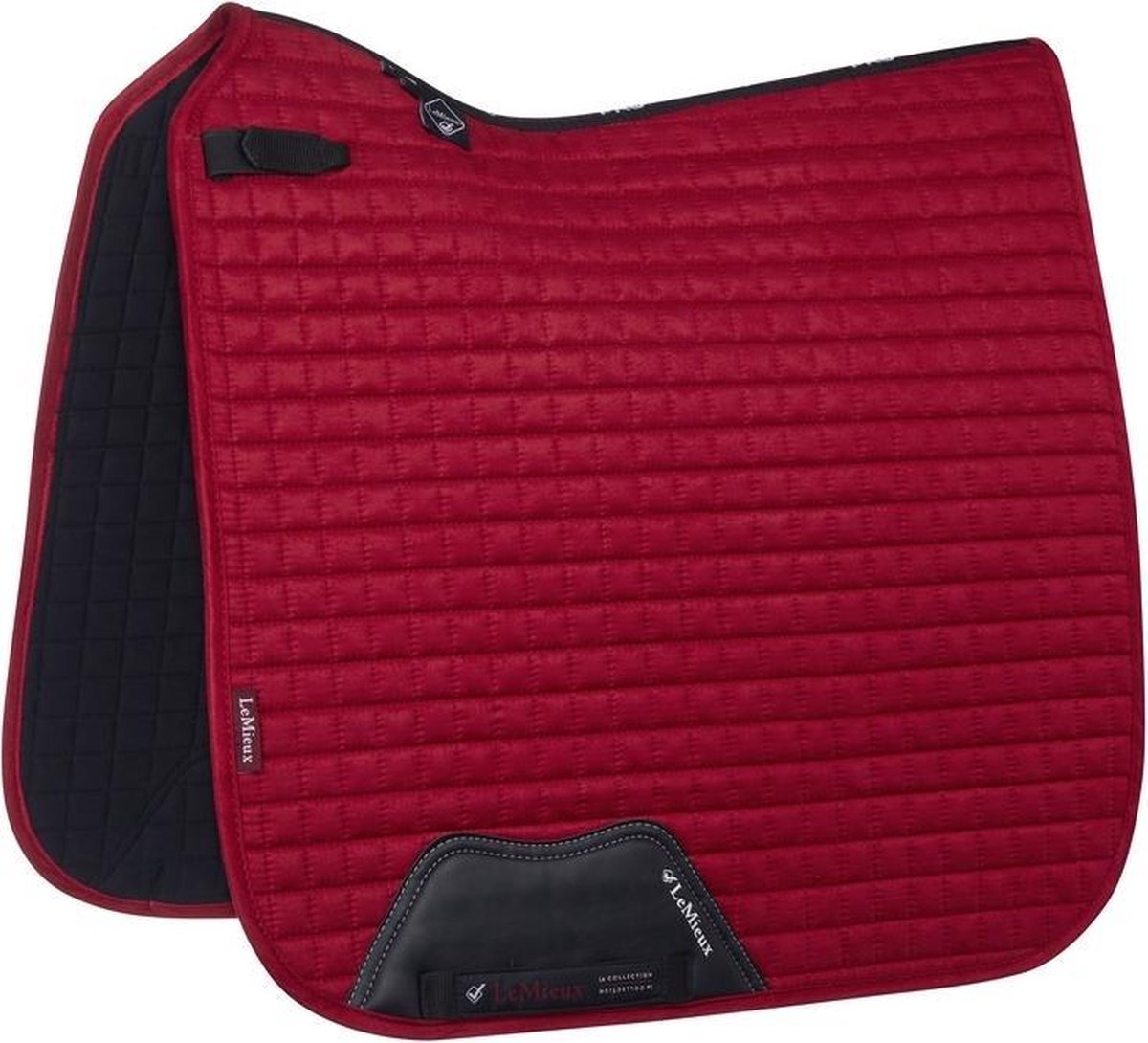 LeMieux Zadeldek Luxery Suede Dressage Square