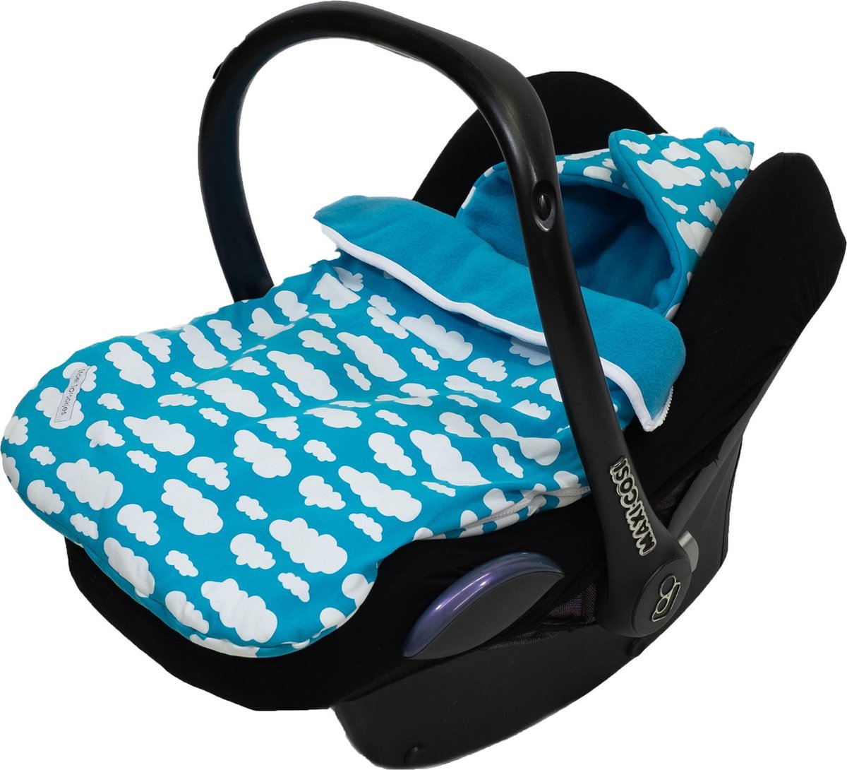 Inlegkussen - Buggykussen - Buggy inleg - Wolk Roze