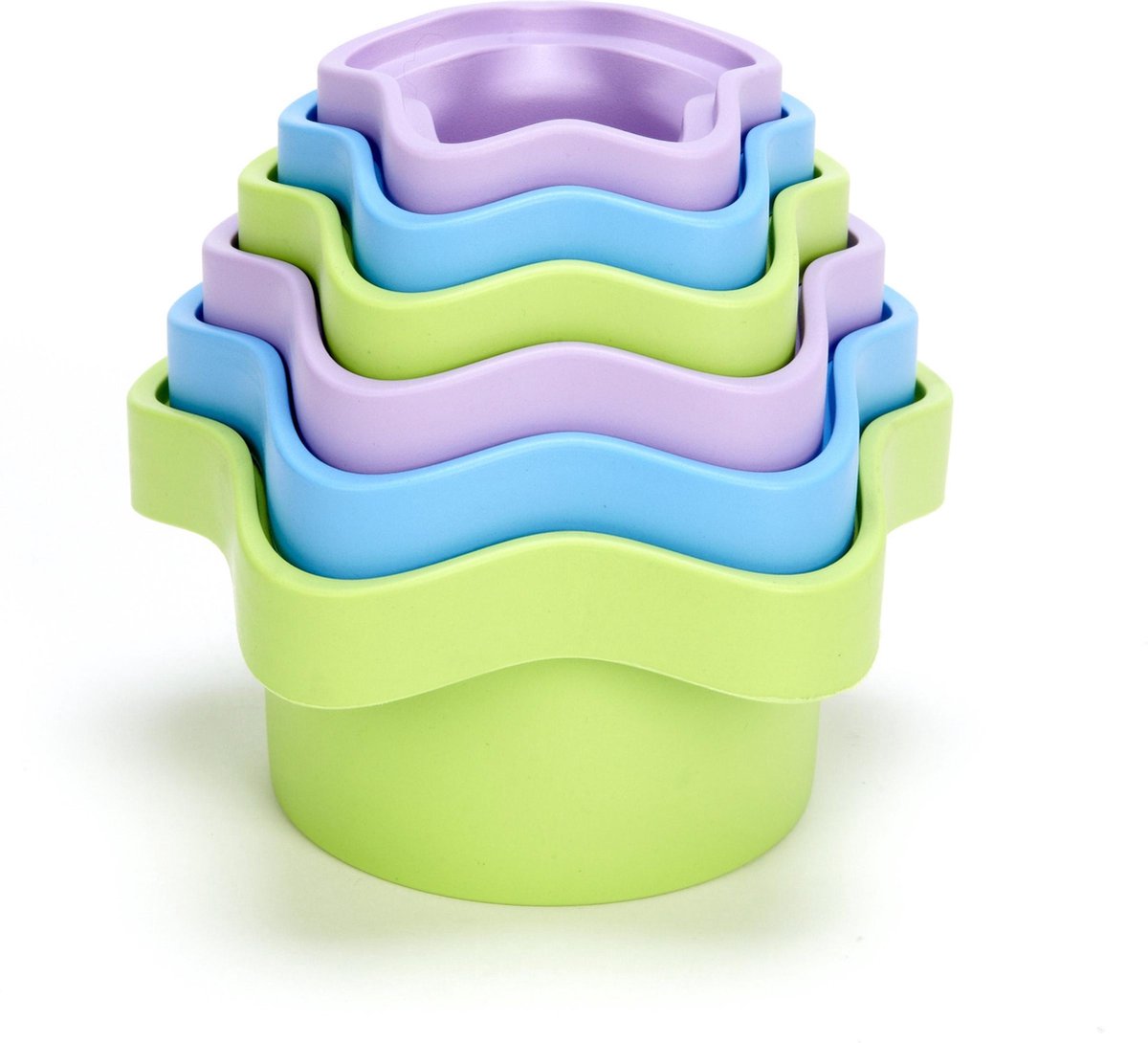 Green Toys Stacking Cups Badspeelset Blauw