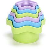 Green Toys Stacking Cups Badspeelset Blauw