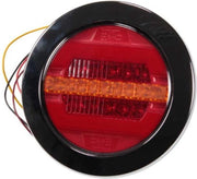 Merkloos Achterlicht Aanhangwagen / Caravan 12/24 V. - 3 Functies - 122 mm - Led met Dynamisch - 155 mm