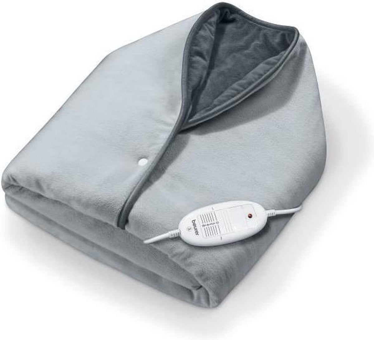 Beurer CC 50 Elektrisch deken 100 W Grijs Fleece