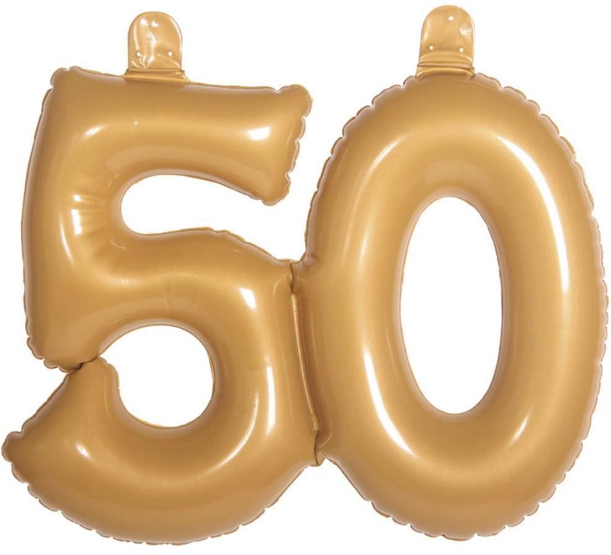 Opblaascijfer - 50 Jaar - Goud