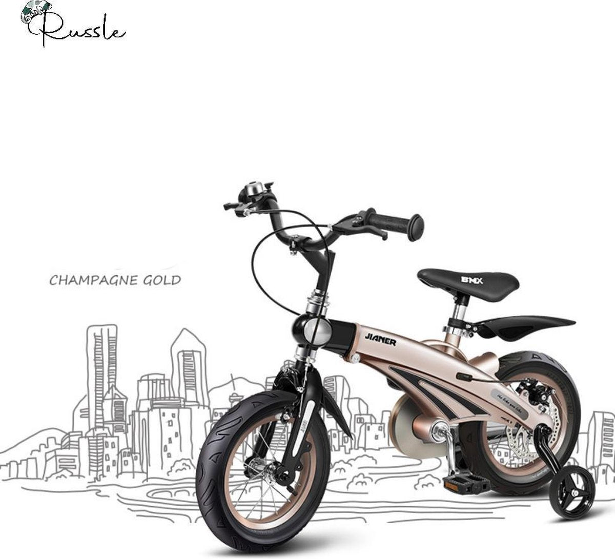 Fiets Metallic Goud 16 inch