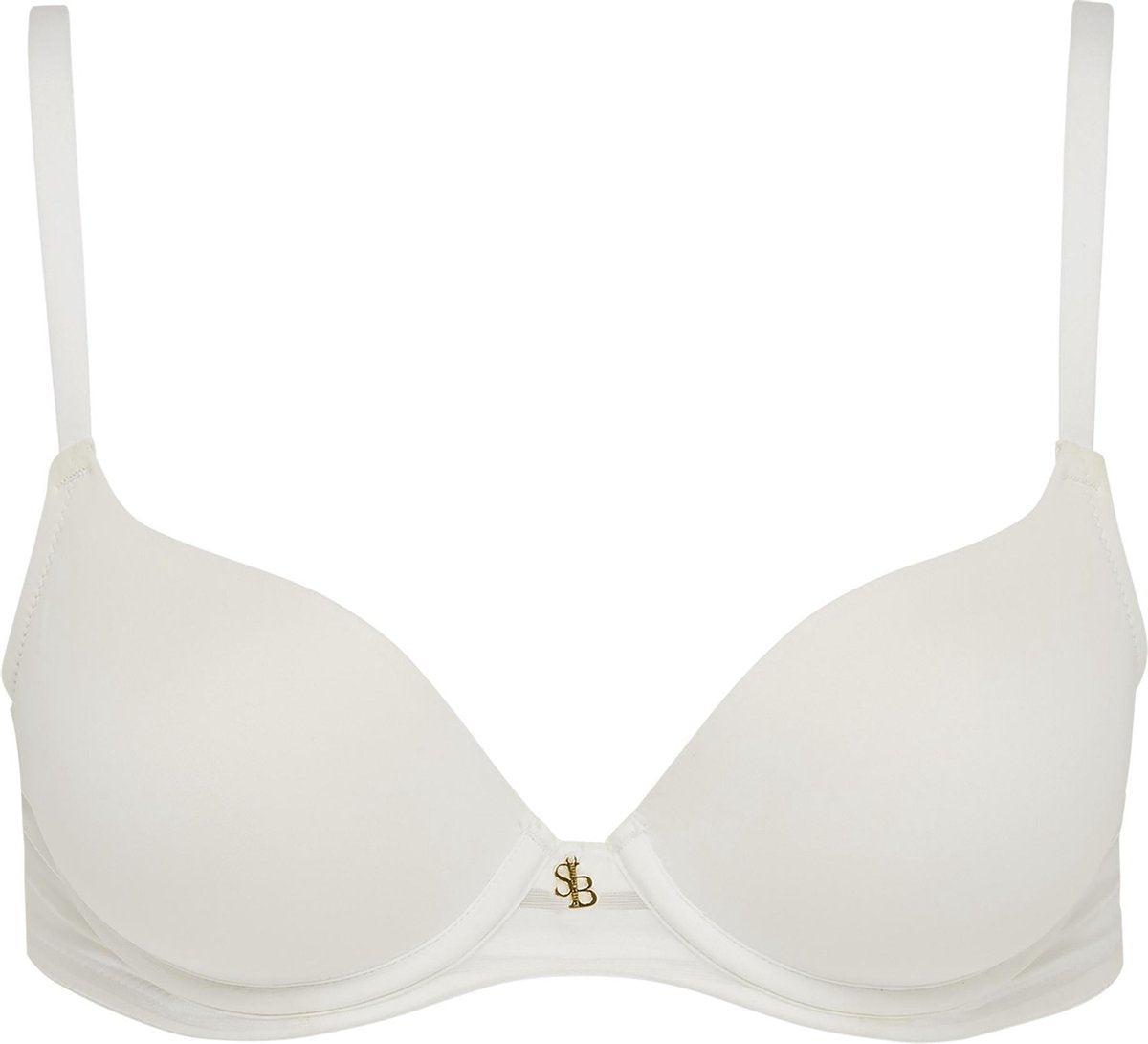 Sapph Iconic Basics Pu Bra Dames Off White-85C