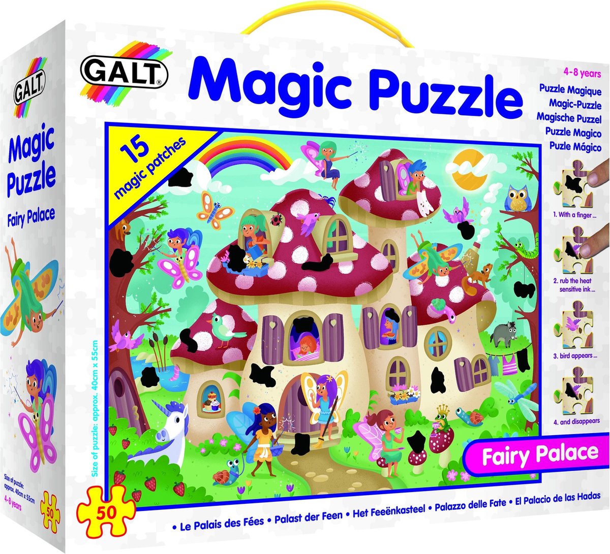 Galt Magische Legpuzzel Feeënkasteel 50 Stukjes