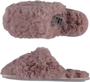 Apollo Sloffen Gebreid Dames Elastomeer/textiel Roze Mt 39-40