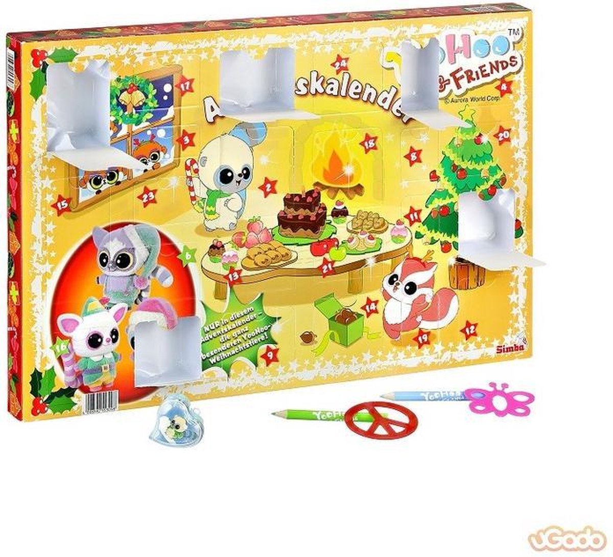 Yoohoo & Friends kerst adventkalender ®Pippashop