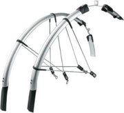 Sks Spatbord Set Raceblade Long Kunststof Zilver 28inch 25mm