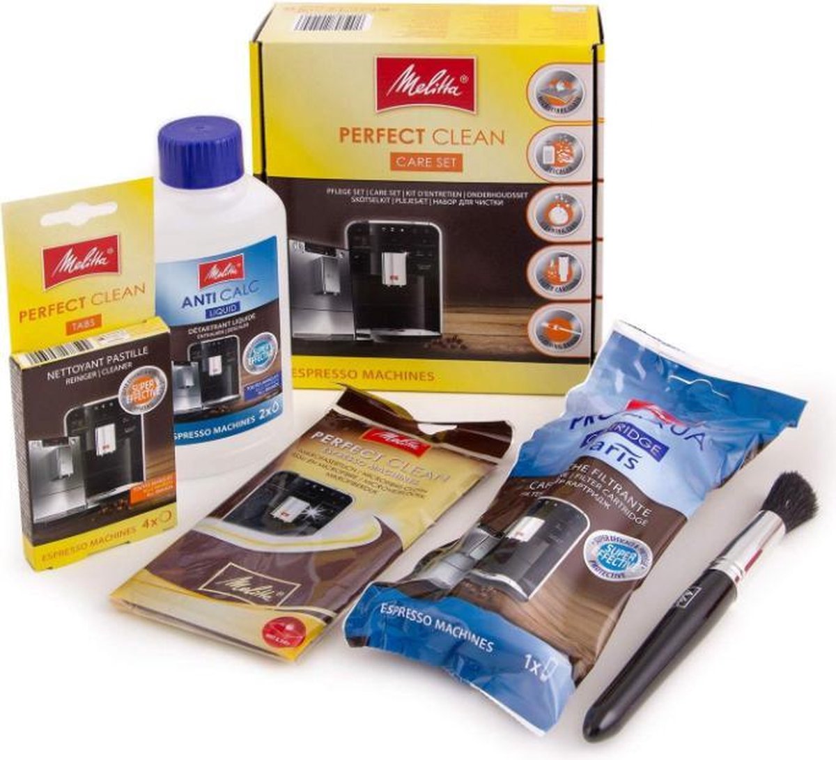 Melitta perfect Clean complete set onderhoud espresso machines - waterfilter