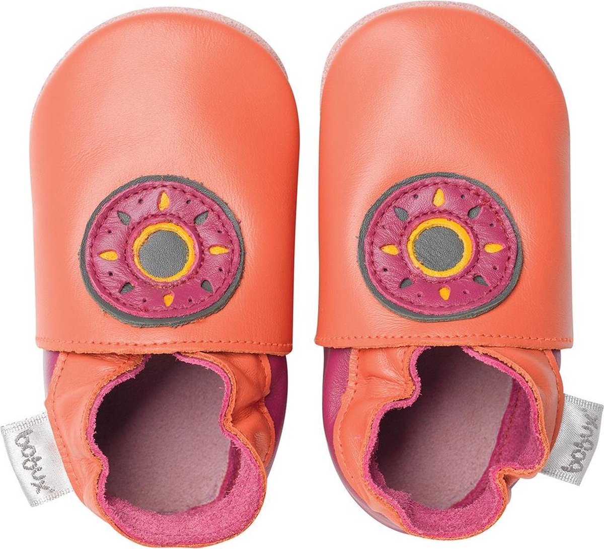Bobux babyslofjes Aztec oranje Maat: M (12