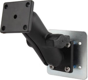 RAM Mount Klemhouder met 2 B-kogels en backing plate RAM-B-141-BPU