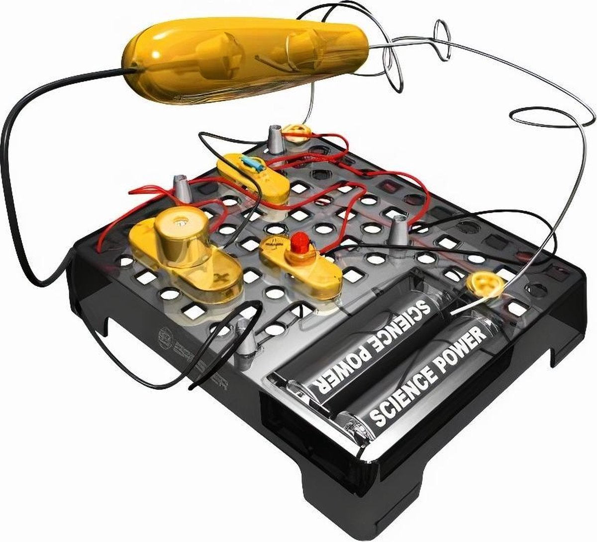 Bresser Elektrotechniekset Junior Staal Zwart/geel 15-delig