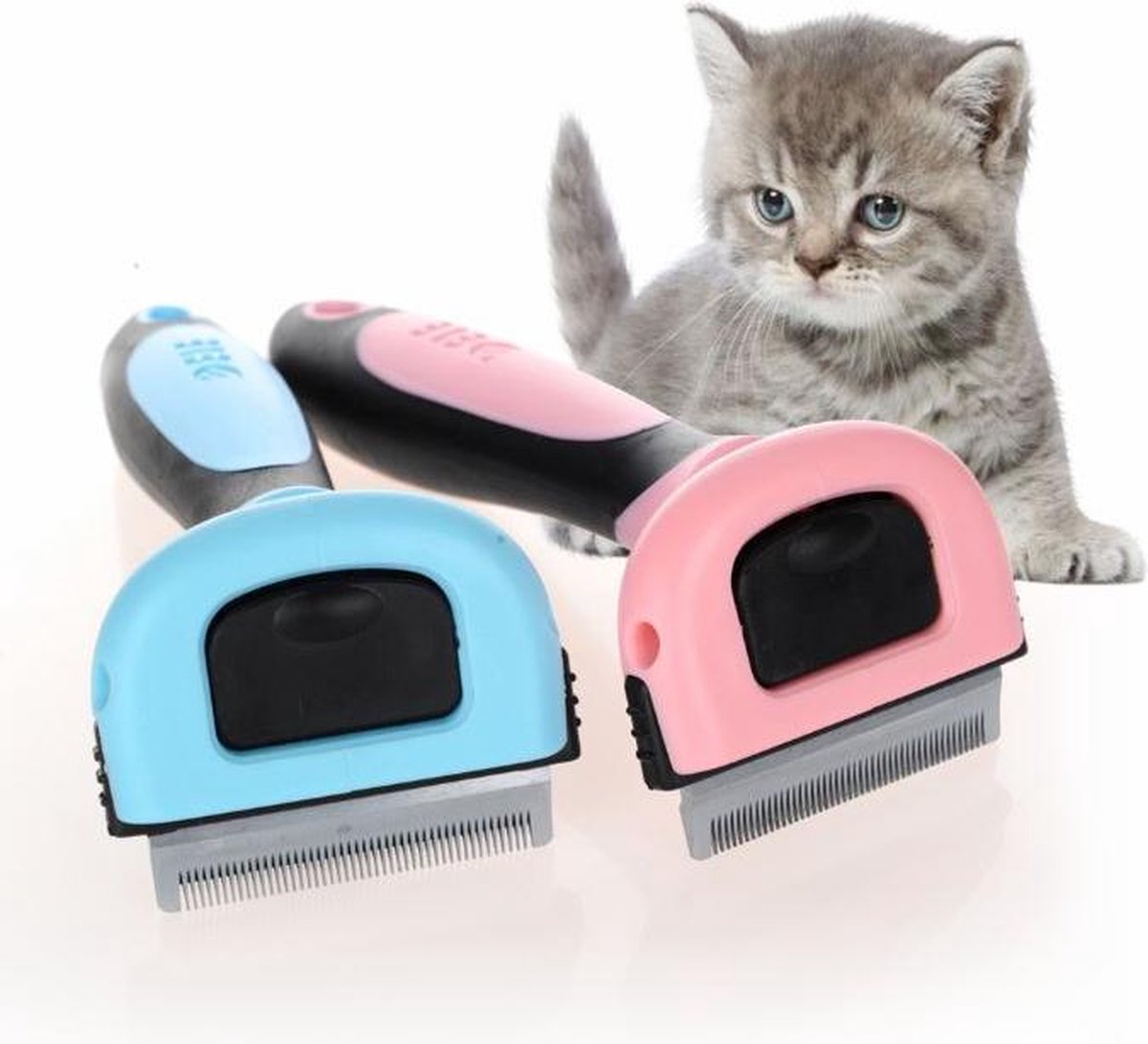 Dierenhaar Verwijder Borstel- Hondenhaar Verwijderen- KattenHaar Verwijderen- Dierenhaar Trimmer- Huisdierhaar Verwijderen- Hondenkam met mesjes- Dieren Kam en Hair Remover