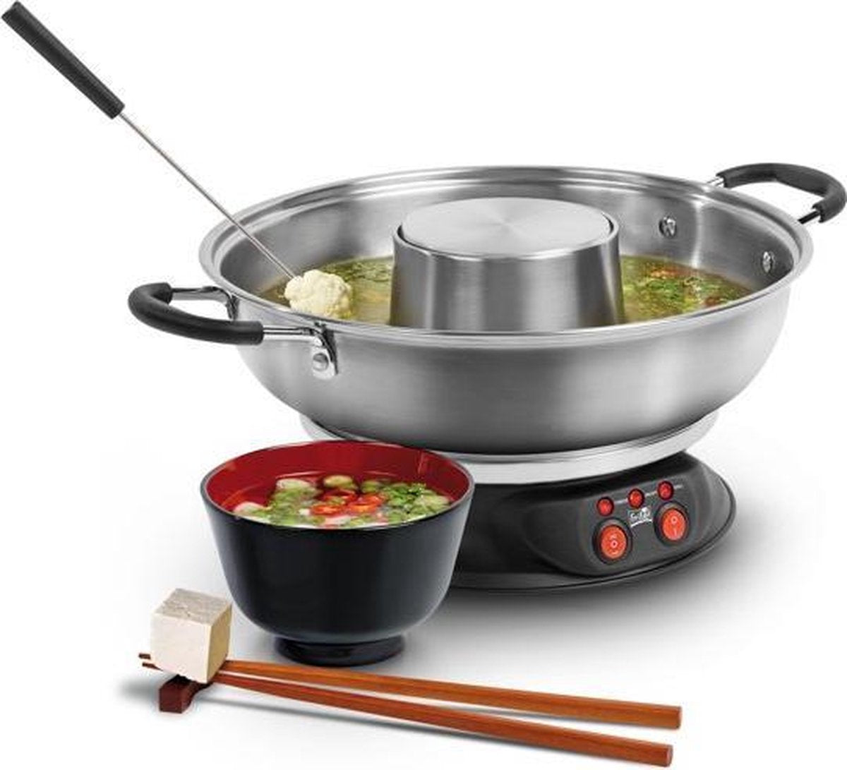 Fritel FG 2970 - Elektrische Fonduepan - 6 Fonduevorkjes