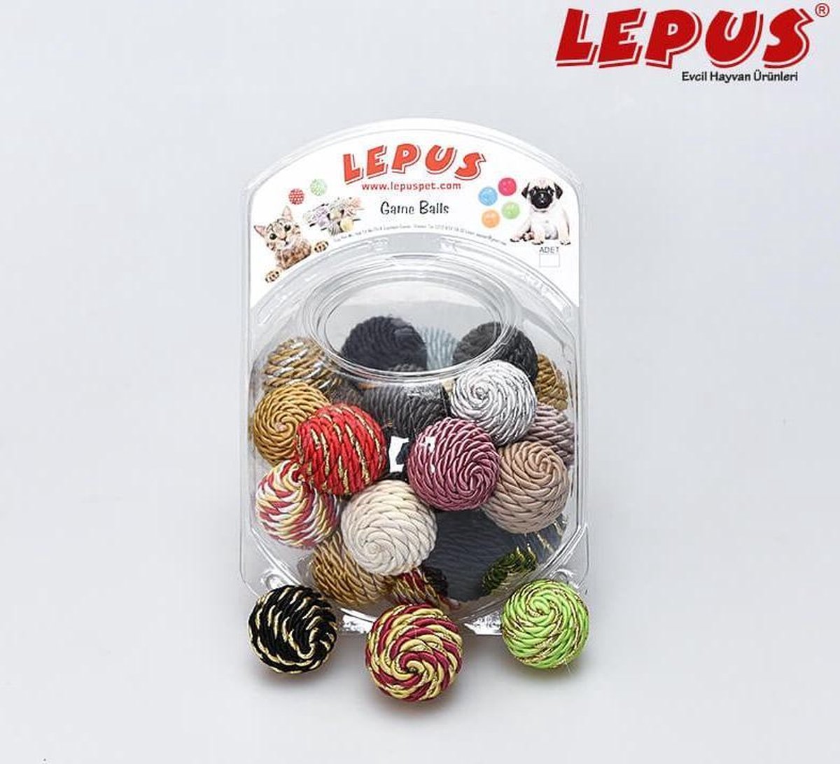 Lepus Gevlochten Bal 5 stuks