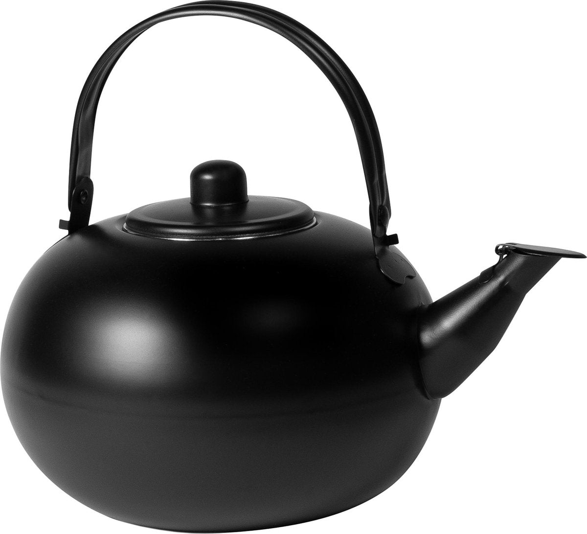 Krumble Theepot 18 cm / Thee / Theeaccessoires / Fluitketel / High tea  - Zwart