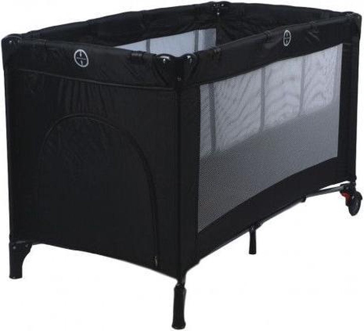 Ding Deluxe Black Campingbedje incl. Bodemverhoger