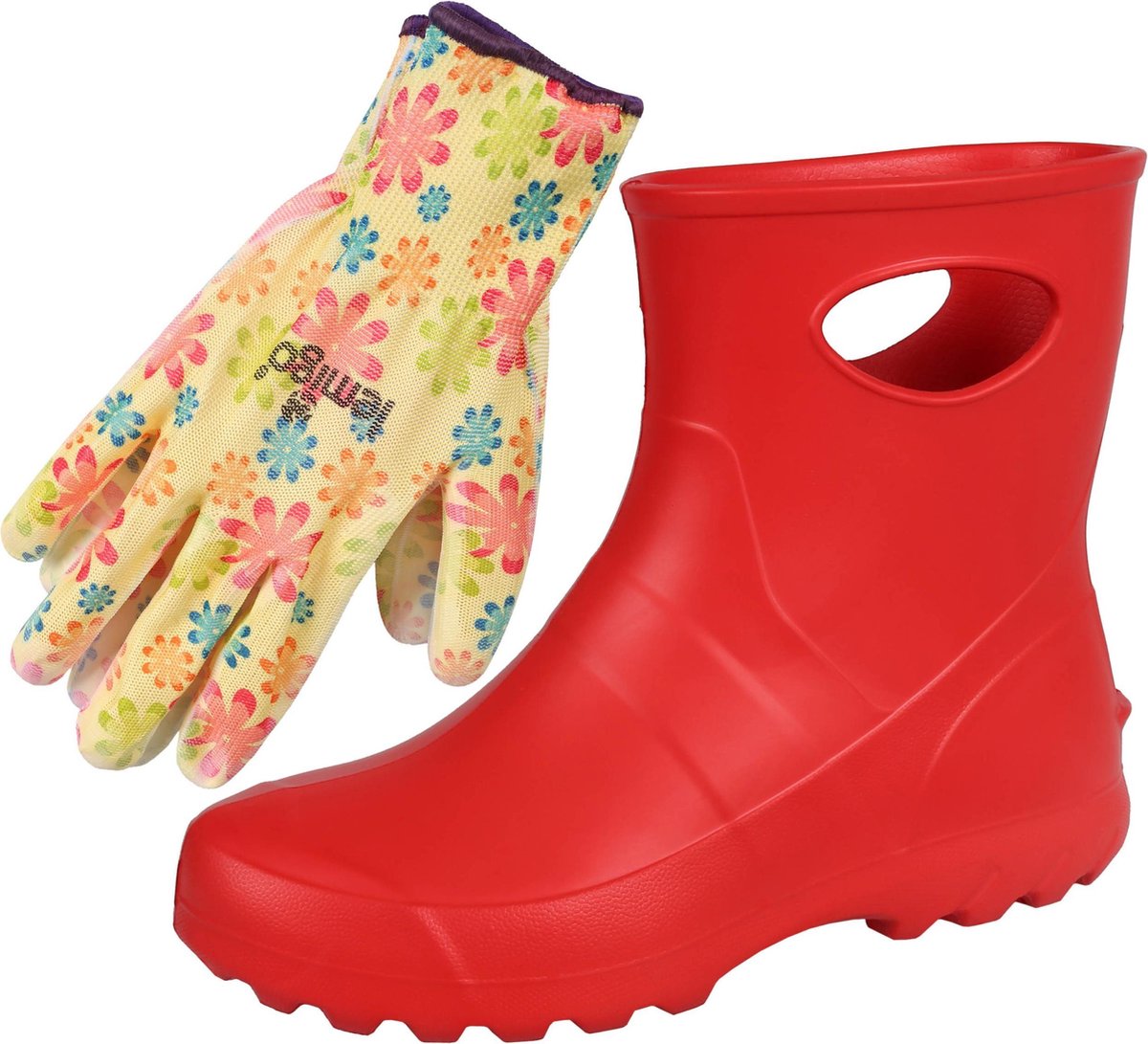 Sarcia Rode Rubberen Dameslaarzen Maat - 40
