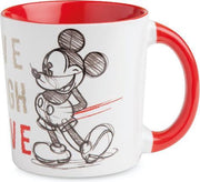 Disney Egan Mok Mickey Mouse Live Laugh Love Rood 9