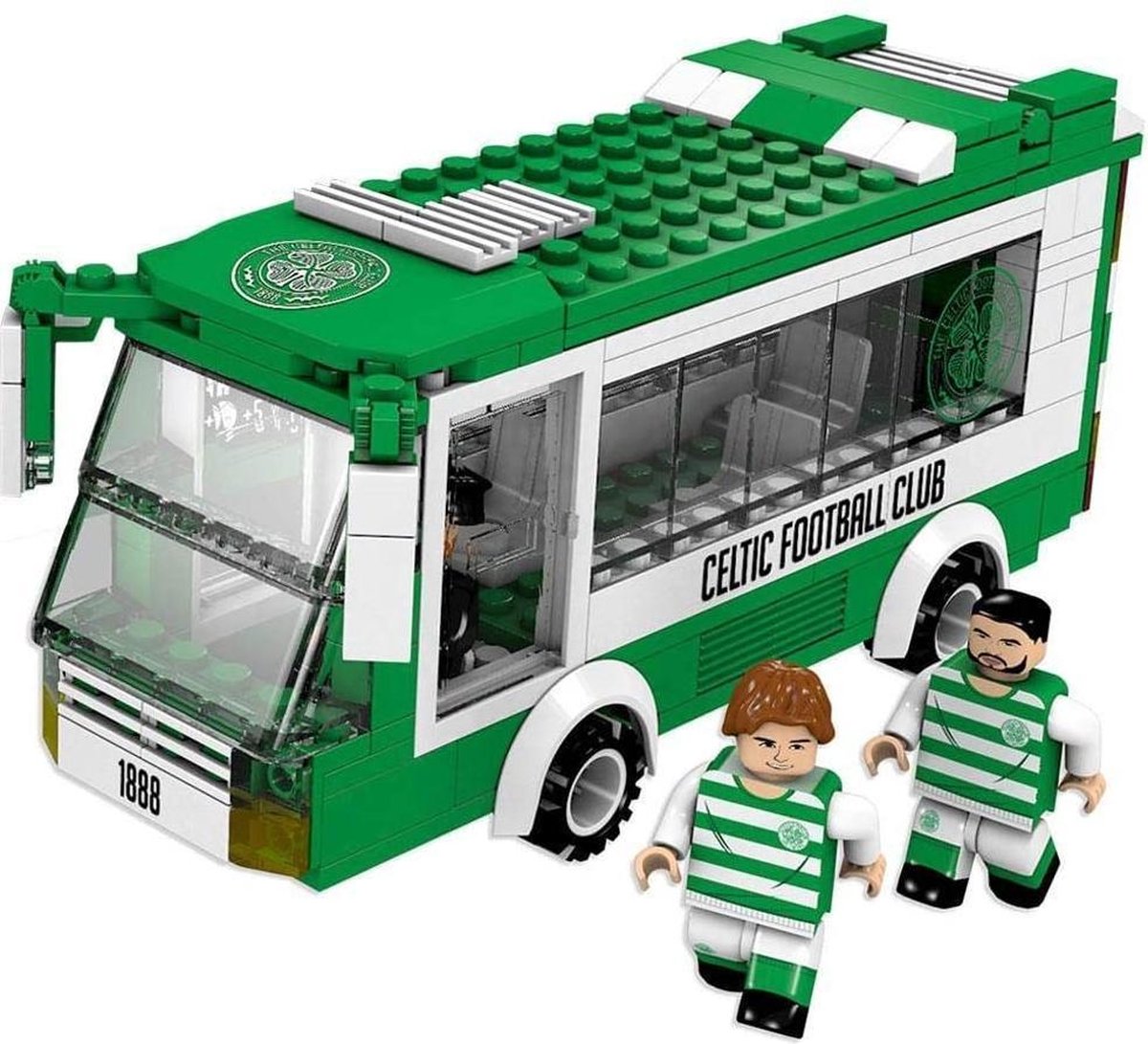 Pro-lion Bouwpakket Bus Celtic 21 X 8 Cm Groen/wit 233-delig