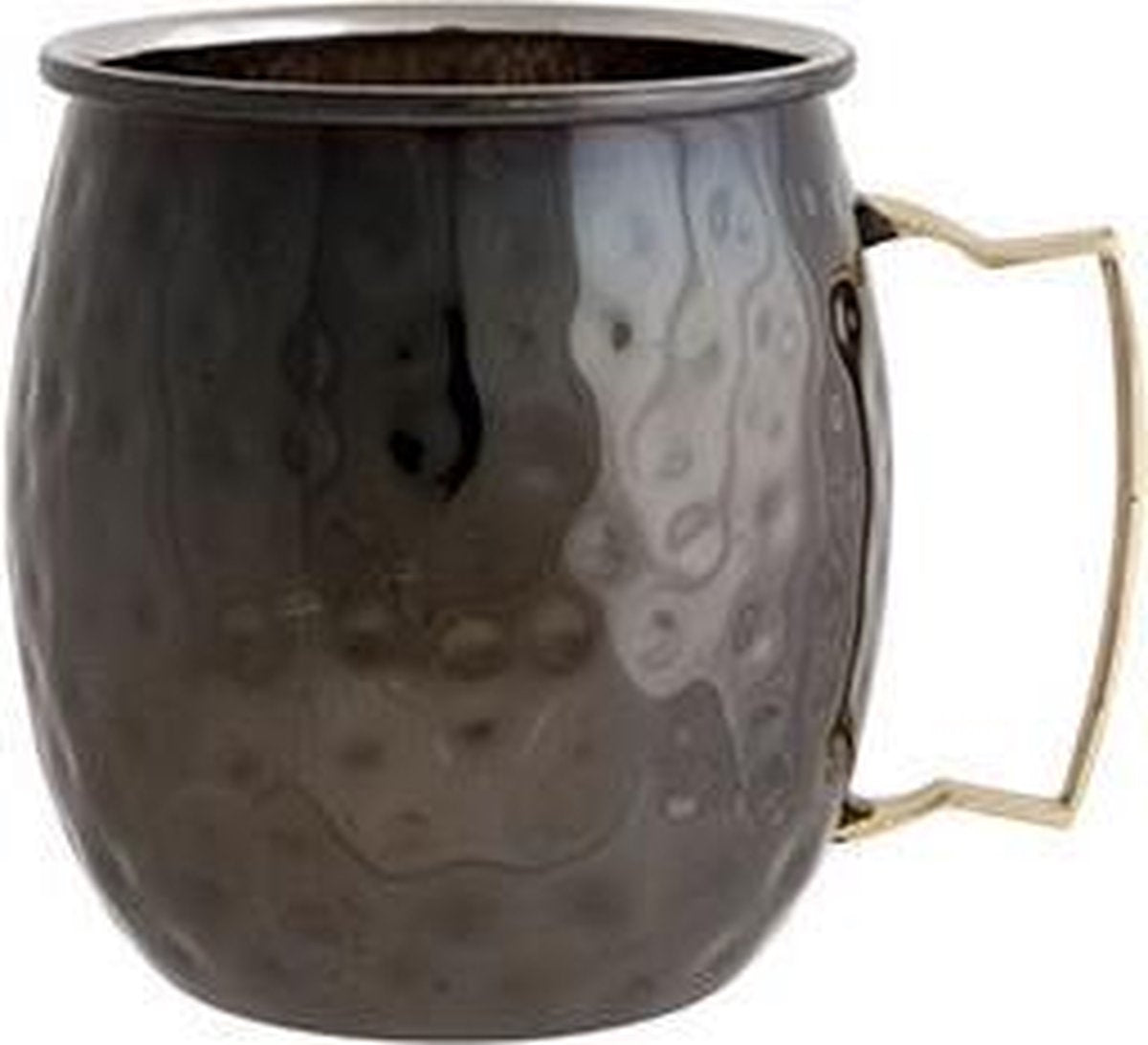 Moscow Mule Beker - Cocktailglas - Zwart - Gehamerd - 45cl