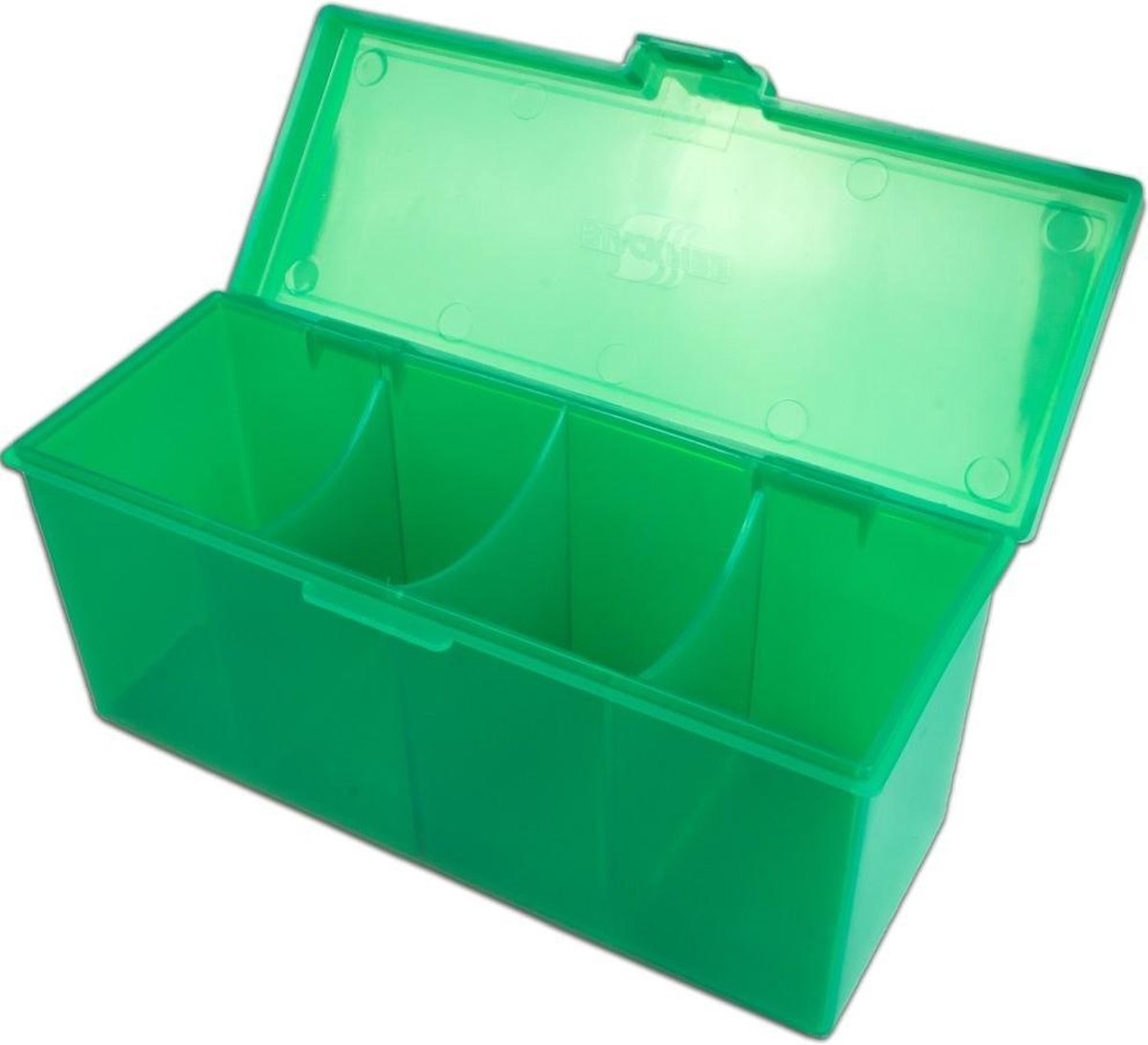 Blackfire 4-Compartment Storage Box Green