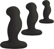 ANAL STARTER KIT 3 Solid Sillicone Anal Plugs - Black - Butt Plugs & Anal Dildos - black - Discreet verpakt en bezorgd