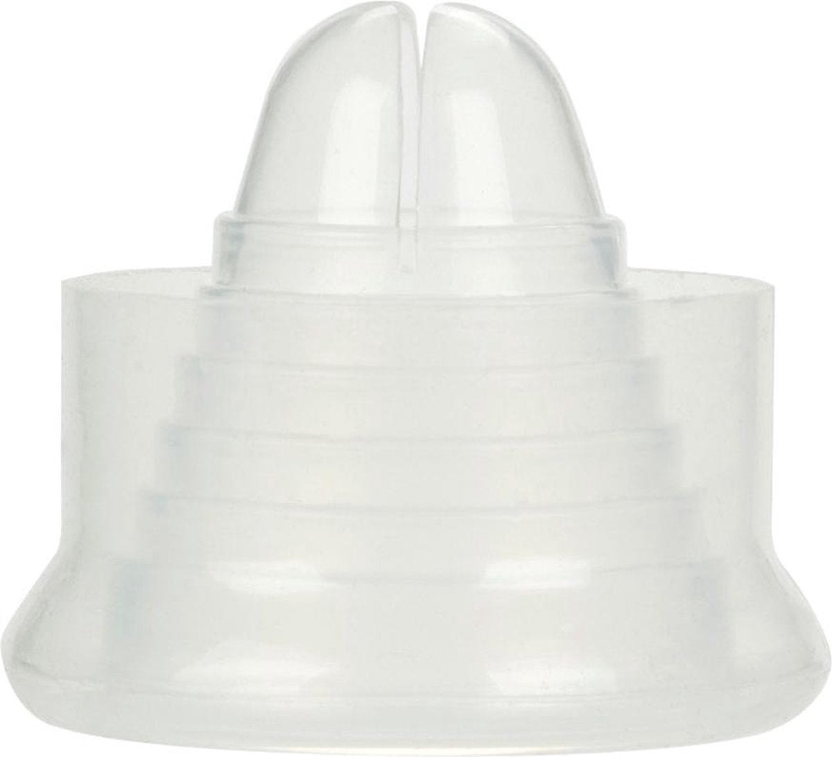 Witte siliconen penispomp sleeve
