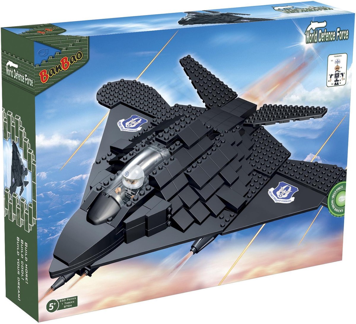 BanBao Defence Force Spion Straaljager - 8704