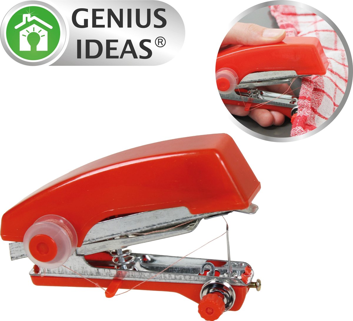 Mini hand naaimachine - ideaal voor op reis en kleine reparaties