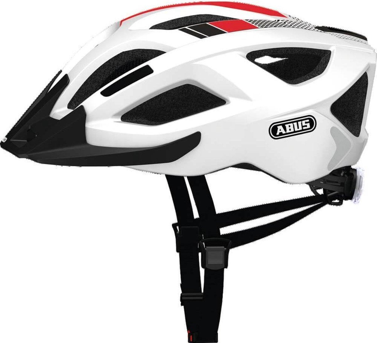 Abus Aduro 2.0 Fietshelm - Maat  M (52-58 cm) - race white