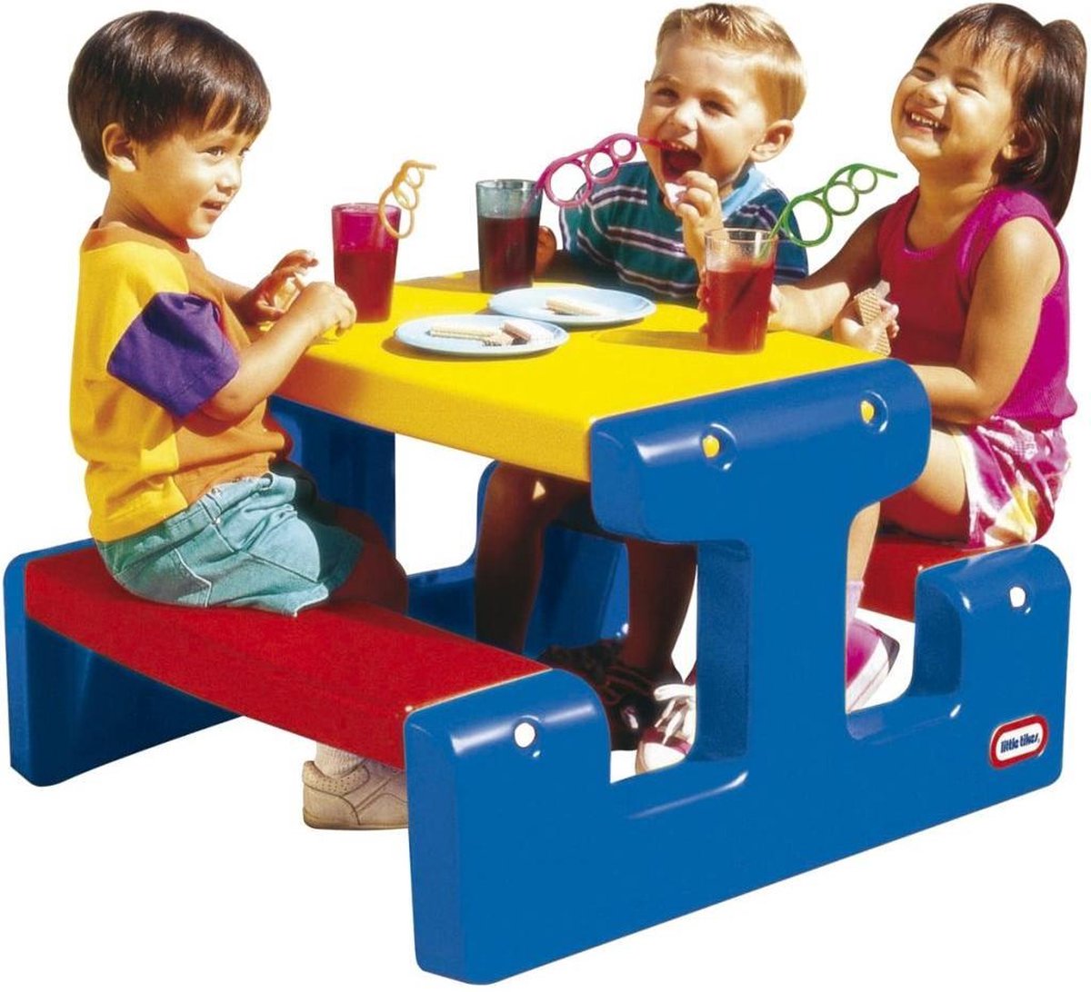 Buitenspeelgoed | Picknicktafels - Lt Picknicktafel Primary