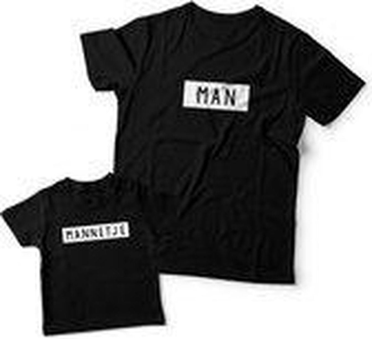 Matching shirts Vader & Zoon | Man - Mannetje | Papa maat XL & Zoon maat 68