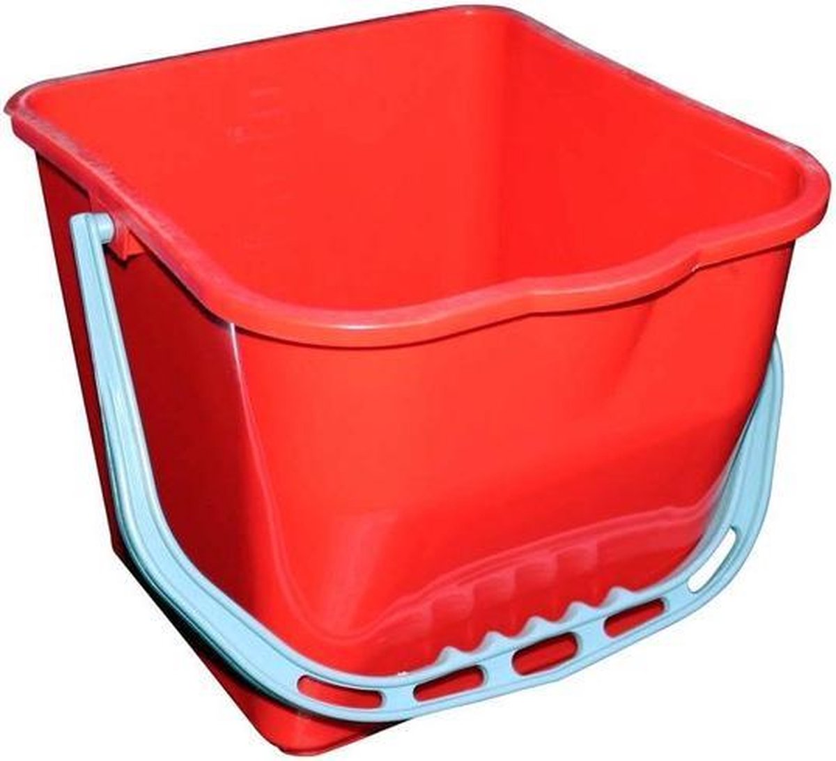 Kunststof emmer rood 17 liter