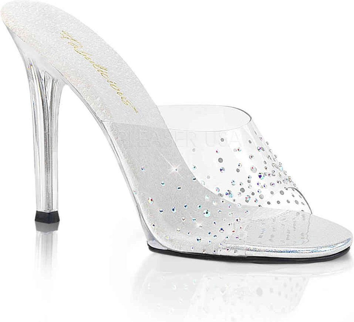Fabulicious Muiltjes -36 Shoes- GALA-01SD Paaldans schoenen Transparant