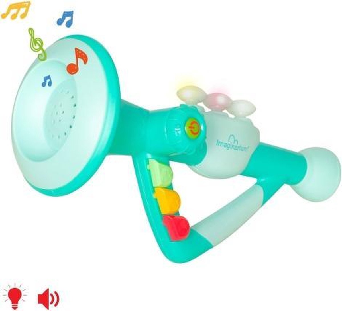 Imaginarium Baby Speelgoed Trompet - Speelgoedtrompet met Geluid - Inclusief Batterijen